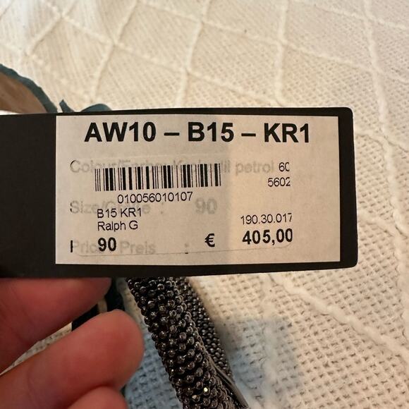 Ralph Gladen Crocodile Leather Buckle Western Belt - Picture 7 of 9